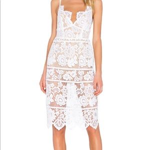 Naked White Lace Gianna For Love and Lemon Dress